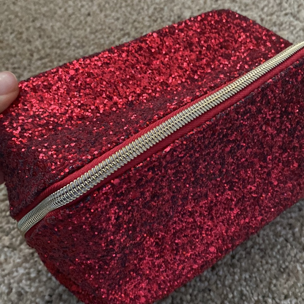 Red sequence hand bag - Picture 3 of 4